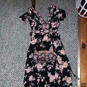 Floral romper dress